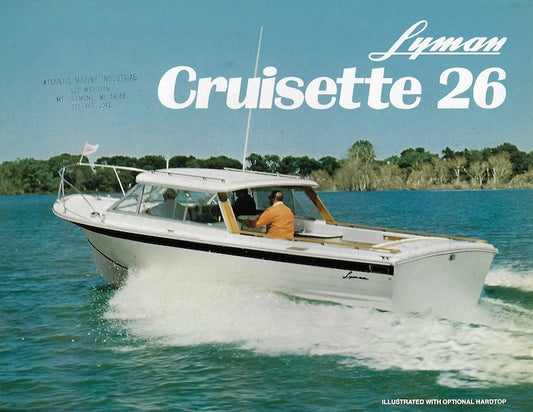 Lyman Cruisette 26 Brochure