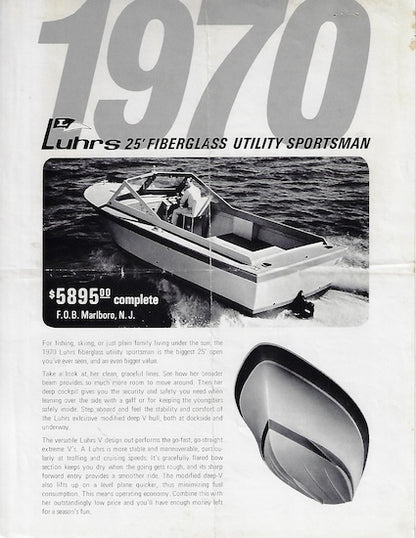 Luhrs 25 Sportsman Specification Brochure