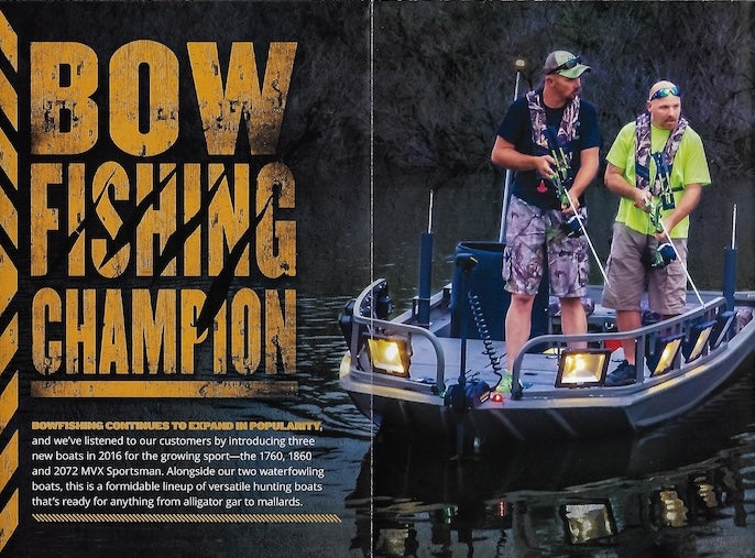 Tracker 2016 Grizzly Poster Brochure