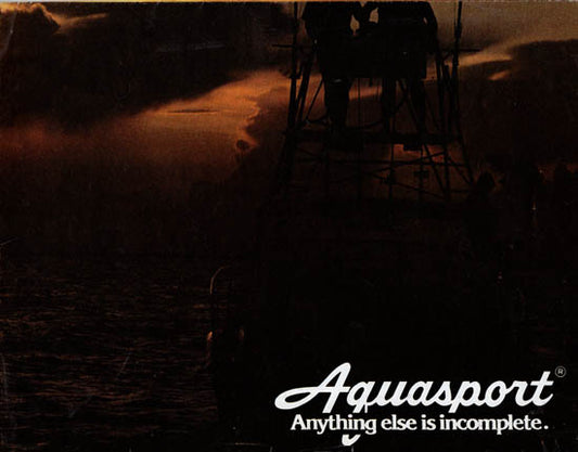 Aquasport 1980s Brochure Poster