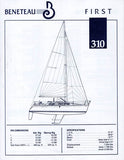 Beneteau First 310 Specification Brochure