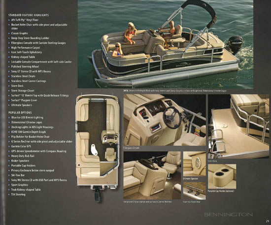 Bennington 2012 Pontoon Brochure