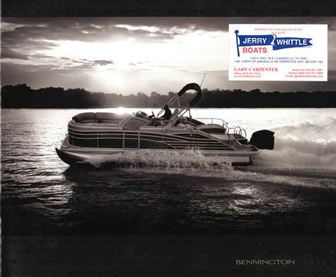 Bennington 2012 Pontoon Brochure