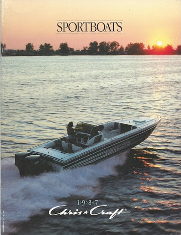 Chris Craft 1987 Sport Boats Brochure