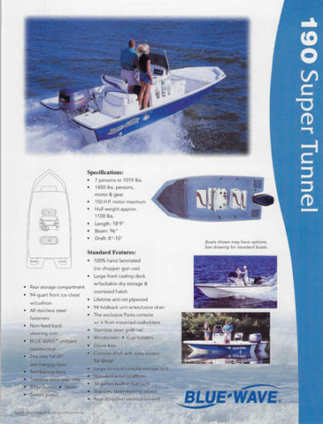 Blue Wave 190 Super Tunnel / T Special Brochure