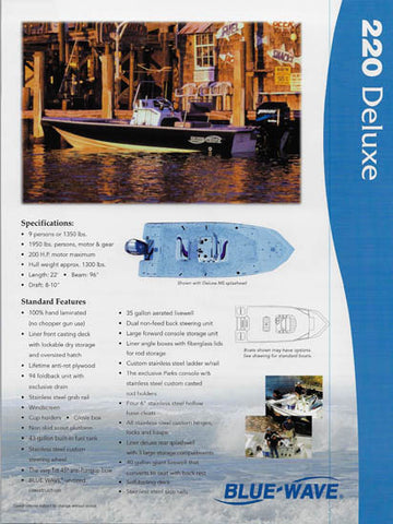 Blue Wave 190/220 Deluxe Brochure