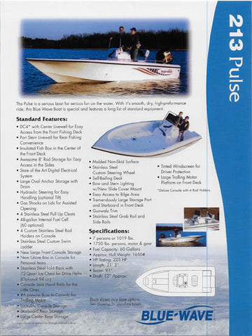 Blue Wave 213 Pulse Brochure