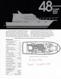 Carver Californian 48 Cockpit Motor Yacht Specification Brochure