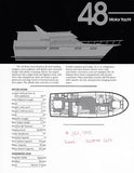 Carver Californian 48 Motor Yacht Specification Brochure