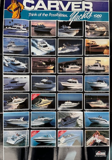 Carver 1989 Poster Brochure