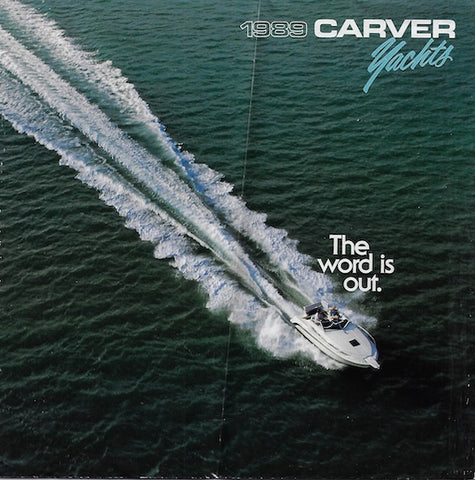 Carver 1989 Poster Brochure