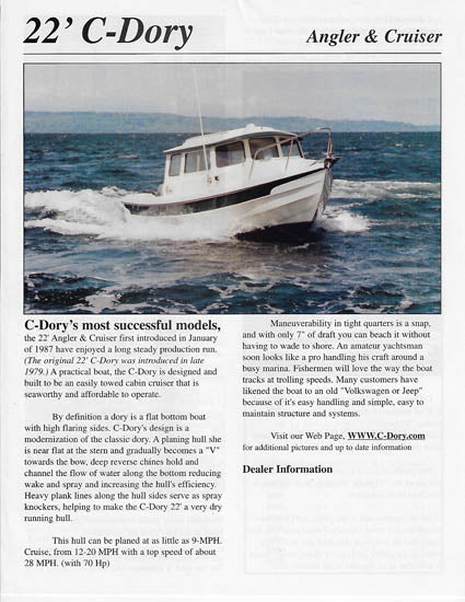 C-Dory 22 Cruiser Brochure
