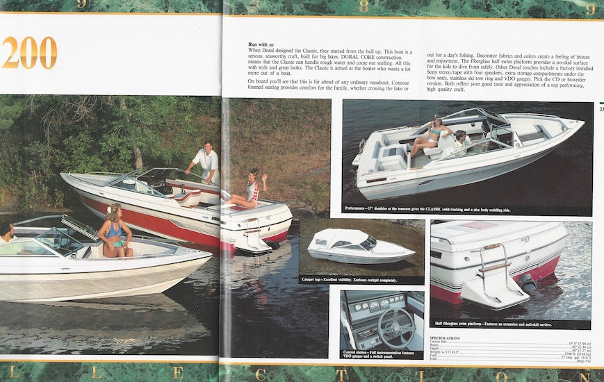 Doral 1989 Brochure