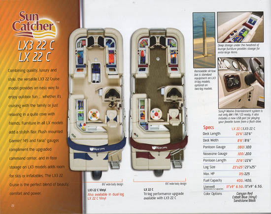 G3 2011 Sun Catcher Pontoon Brochure