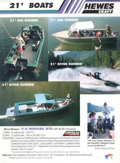 Hewescraft 1996 Brochure