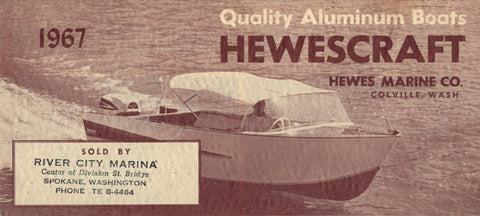 Hewescraft 1967 Brochure