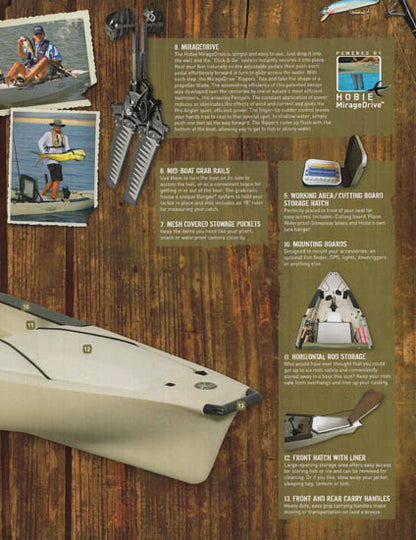 Hobie Mirage Pro Angler Kayak Brochure