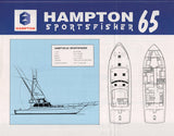 Hampton 64 / 64 Motor Yacht & Sportfisherman Brochure