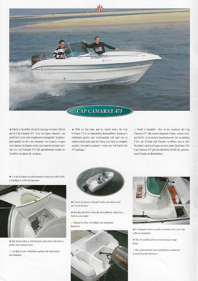 Jeanneau 2000 Cap Camarat Brochure