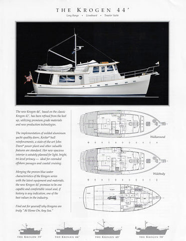 Krogen 44 Trawler Brochure