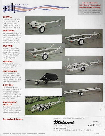 Shore Land'r 1997 Trailer Brochure
