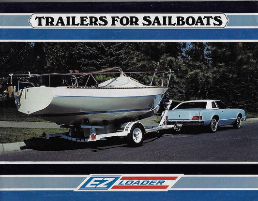 EZ Loader 1980s Sailboat Trailer Brochure