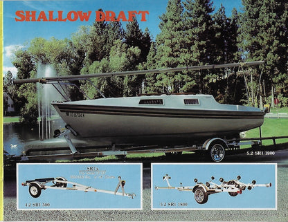 EZ Loader 1980s Sailboat Trailer Brochure