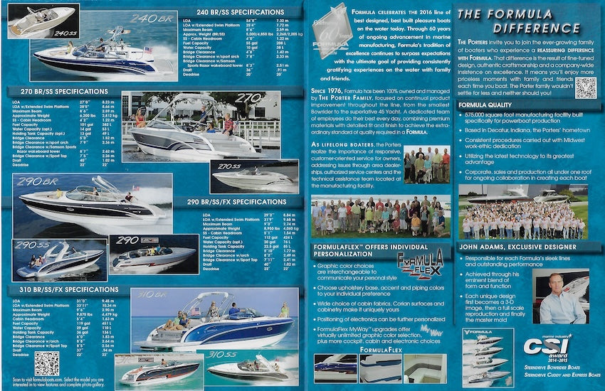Formula 2016 Poster Brochure