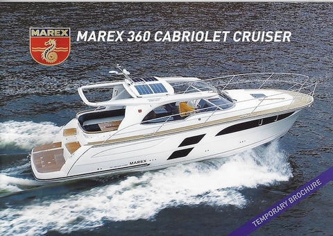 Marex 360 Cabriolet Cruiser Brochure