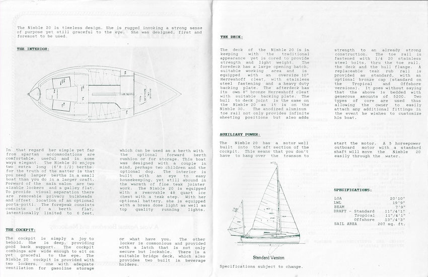 Nimble 20 Brochure
