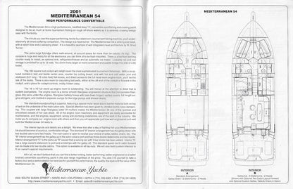 Mediterranean 54 Specification Brochure