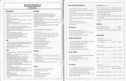 Mediterranean 54 Specification Brochure