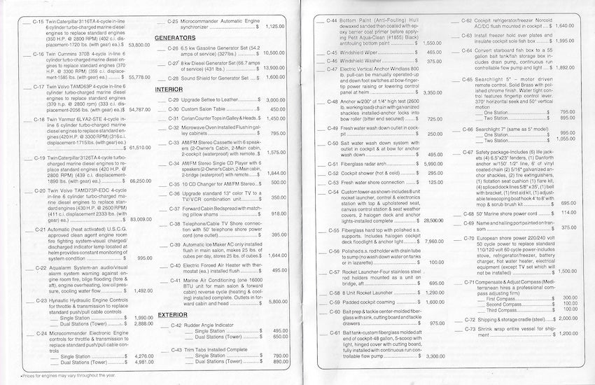 Mediterranean 38 Express Specification Brochure