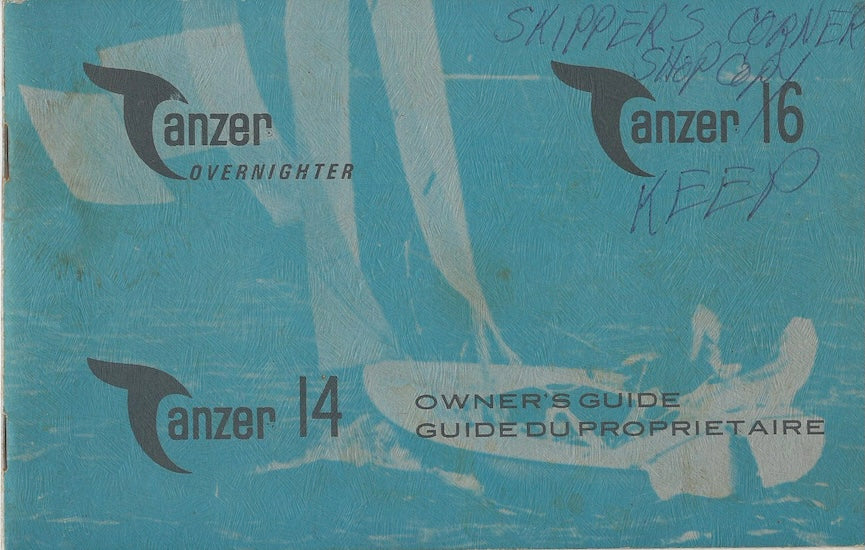 Tanzer 14, 16 & Overnighter Owners Manual