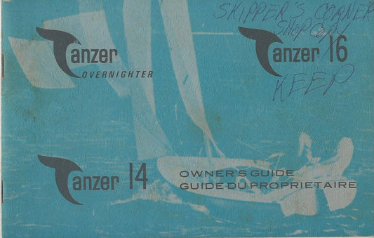 Tanzer 14, 16 & Overnighter Owners Manual