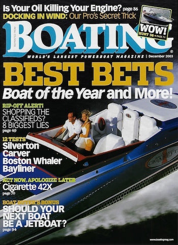 Hunt 36 Boating Magazine Reprint Brochure