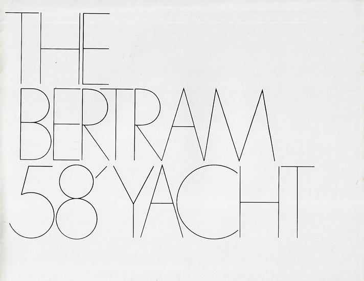 Bertram 58 Yacht Brochure