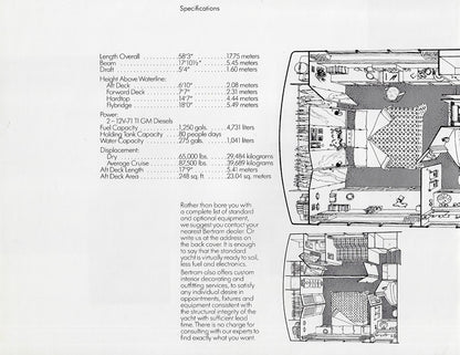 Bertram 58 Yacht Brochure