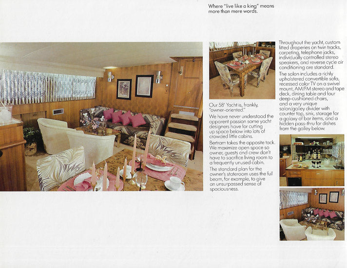 Bertram 58 Yacht Brochure