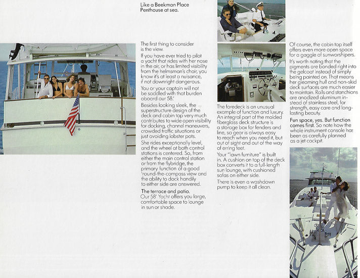 Bertram 58 Yacht Brochure