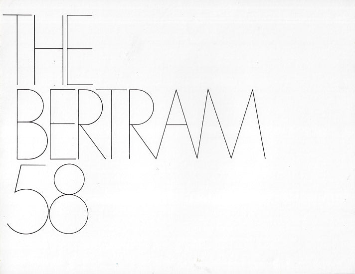 Bertram 58 Convertible Brochure