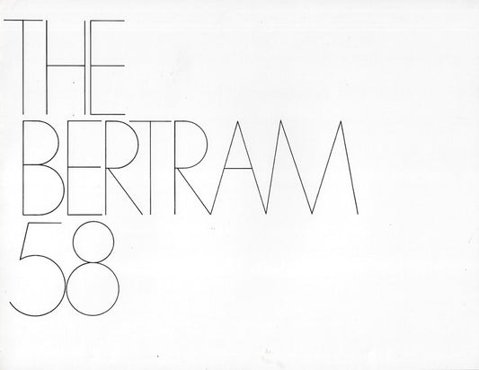 Bertram 58 Convertible Brochure