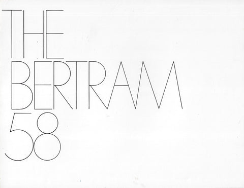 Bertram 58 Convertible Brochure