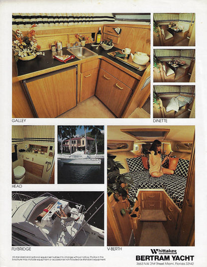 Bertram 33 Sportfierhman Brochure