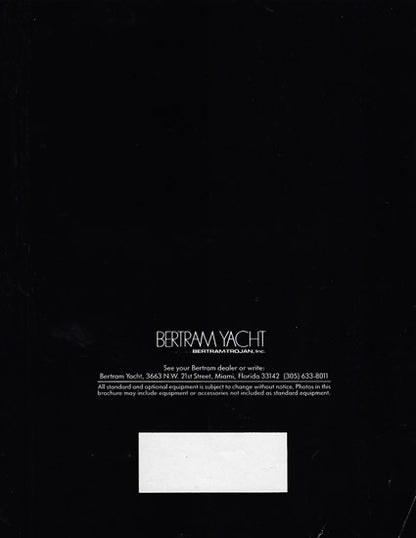 Bertram 43 Brochure