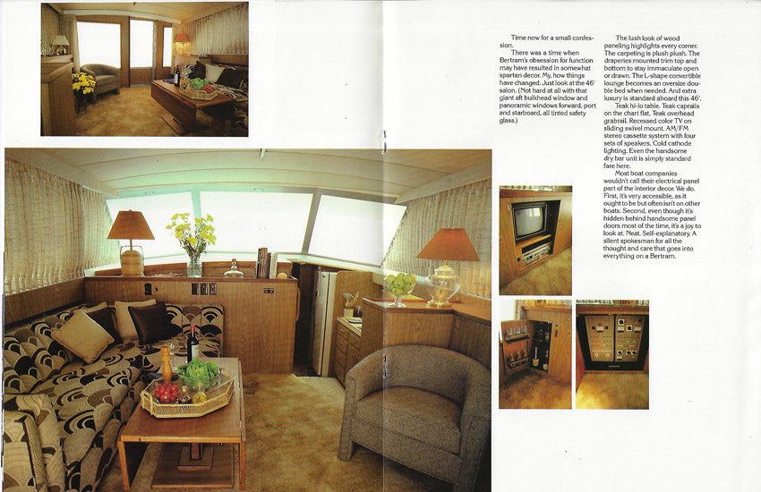 Bertram 46 Convertible Brochure