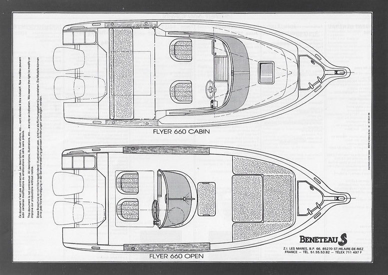 Beneteau Flyer 660 Specification Brochure