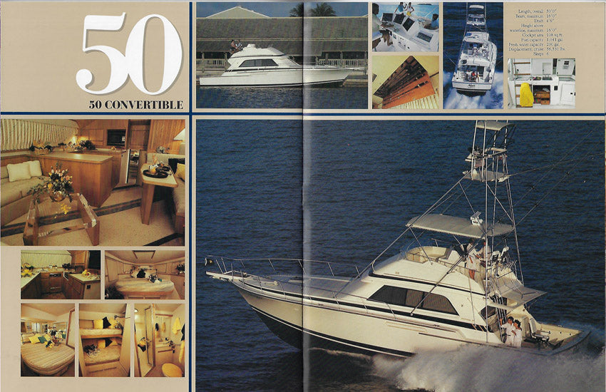 Bertram 1988 Brochure – SailInfo I boatbrochure.com