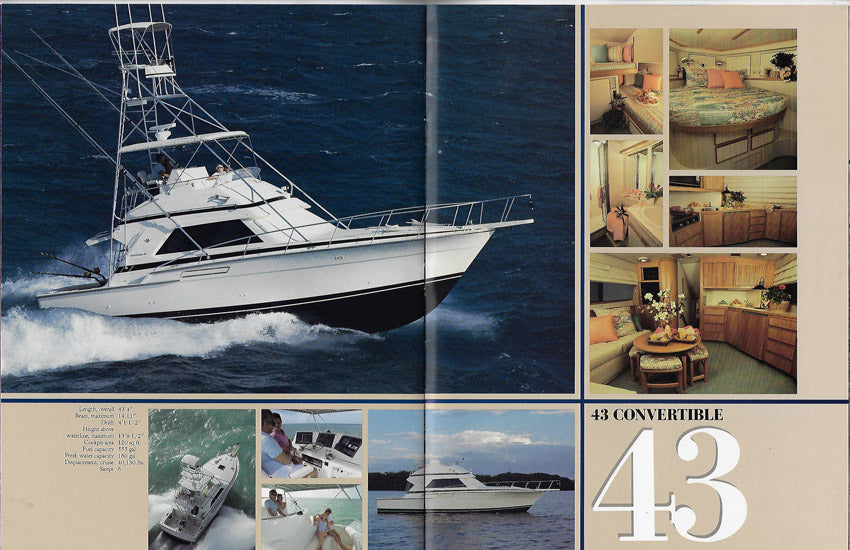 Bertram 1988 Brochure – SailInfo I boatbrochure.com