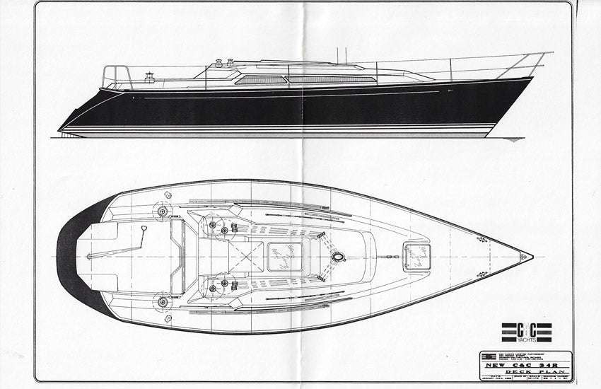C&C 34R Specification Brochure / Launch Package